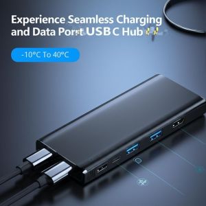 China Experience Seamless Charging and Data Transfer with Multiple Port USB C Hub in -10°C To 40°C on sale