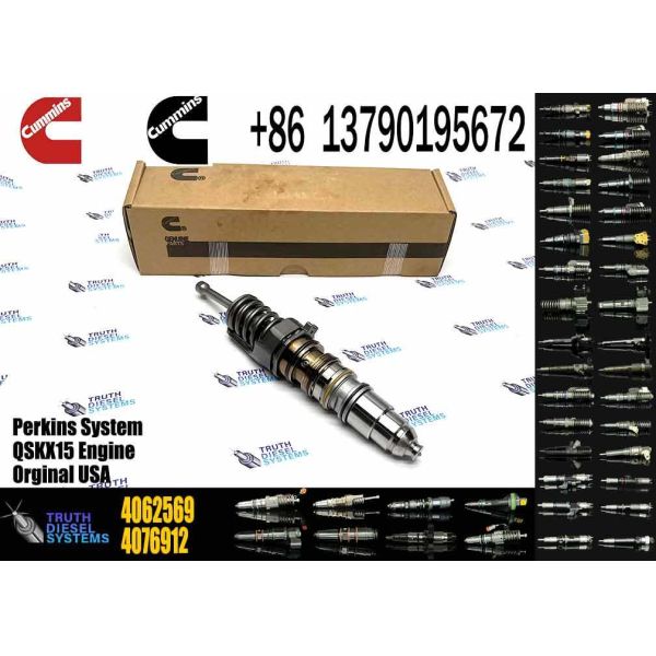 New Stainless Steel Fuel Injector for Cummins QSKX15 Diesel Engine (Part Numbers 4062569 4088665 4954888 1764364)