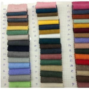 Stripes 220-260GSM 8 Pits Corduroy Fabric for Mattress and Sofa Cloth Style