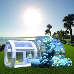 Wholesale Max Capacity of 100kg Inflatable Waterproof Air Bubble Clear Dome Camping Tent House from china suppliers