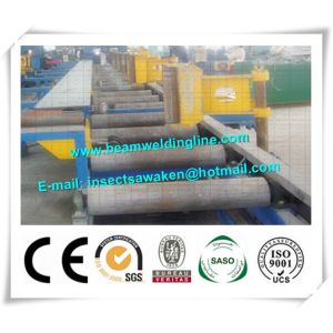 Automatically H Beam Welding Line , Shipbuild T Welding Machine