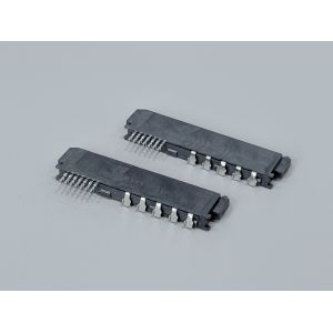 High-Speed SATA 22P IDC Female Pin Connector with Locating Peg, Phosphor Bronze