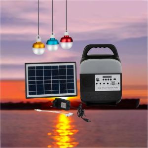 8000mah 5W 6V Portable Solar Camping Light For Garage