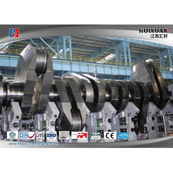 Quality Ship Inspection Crankshaft Forging Custom With Heavy Diesel Engine for sale