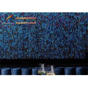 12mm Anodized Aluminum Chain Curtains For Space Partition