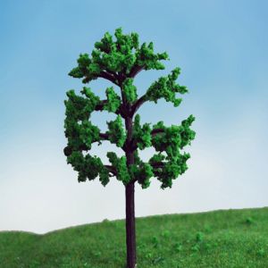 Wholesale MODEL TREE with leaf Plastic green ,GT23 H:40-120mm from china suppliers