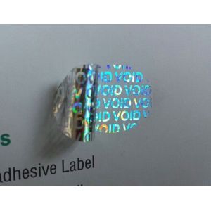 Wholesale 3D Holographic Security Stickers Complete VOID Glue Leave On Substrate Tamper Proof Labels from china suppliers