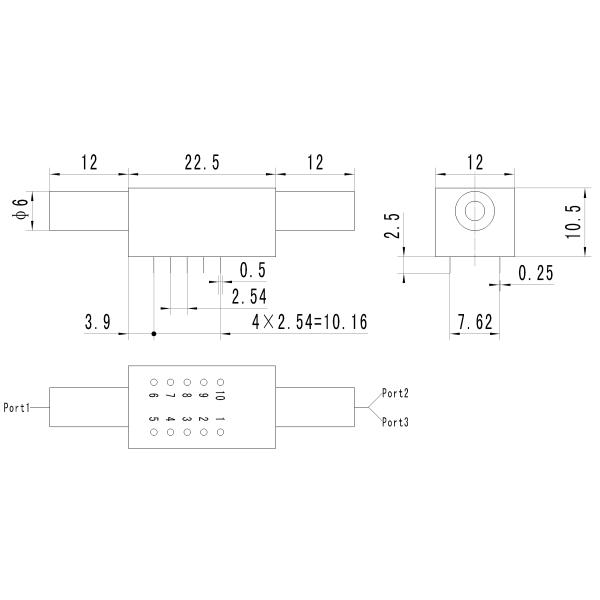 High Power Fiber Optical Switch 1x2H ROHS Certificated