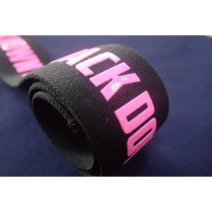 Custom Yoga Gym Jacquard Elastic Band Silicon Screen Print For Underwear