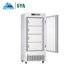 China Minus 40 Degree CFC Free 268 Liters Vaccine Standing Deep Cryogenic Freezer Direct Cooling on sale