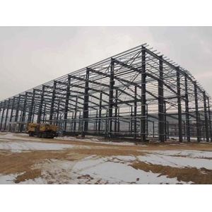 Prefab Steel Structure Workshop with Bridge Crane for Industrial Use