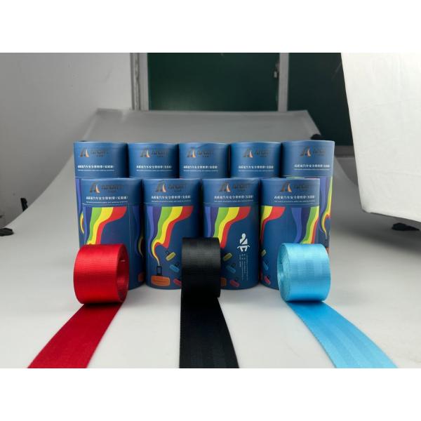 Customized Patterns Polyester Webbing Red Color Webbing Poly Strip Webbing