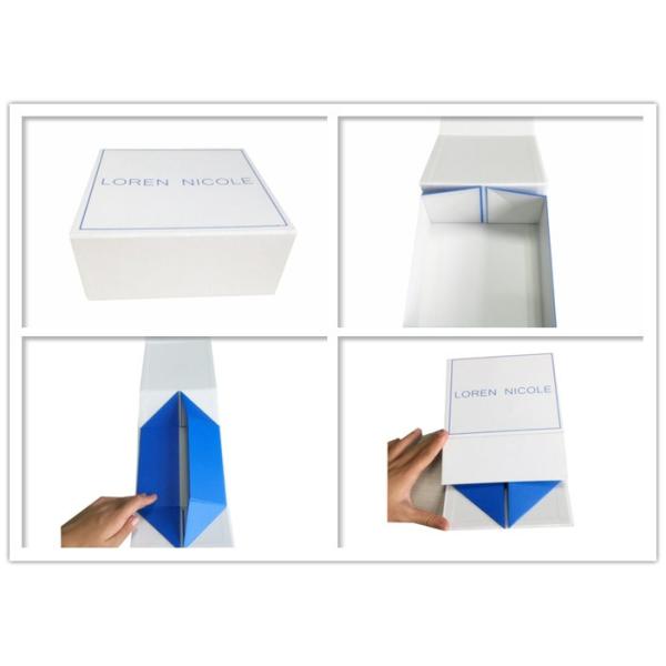 Full Color Printing Folding Gift Boxes , Paper Present Box With Magnet Closure