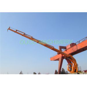 Stepless Speed Control Folding Telescopic Boom Offshore Marine Cranes
