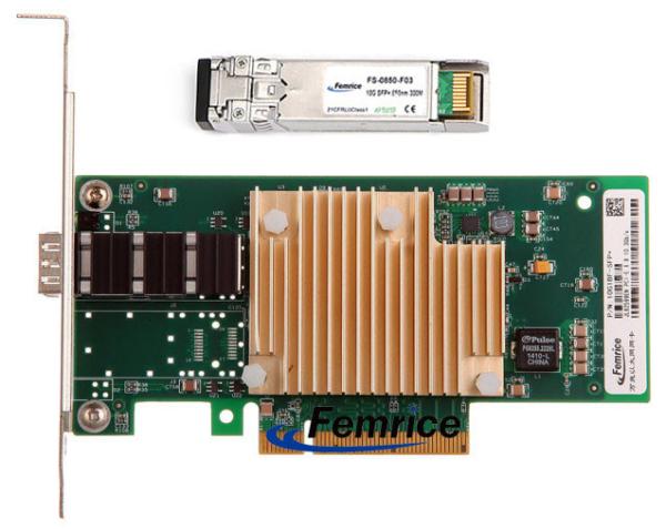 Quality 10Gbps Ethernet LAN Card Fiber Optical Server NIC PCI Eexpress x8 Network Interface Card Big Data Center Application for sale