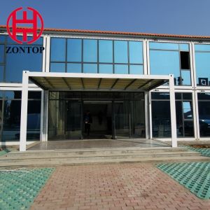 Zontop free style 2021 new luxury design with large scale glass curtain door