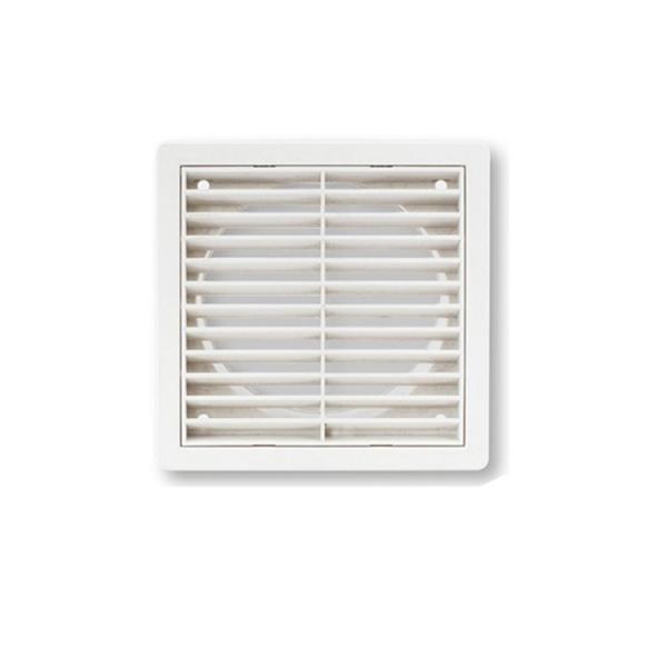 100-200mm Plastic Ventilation Fixed Louvre Square Grille with Plastic Blade