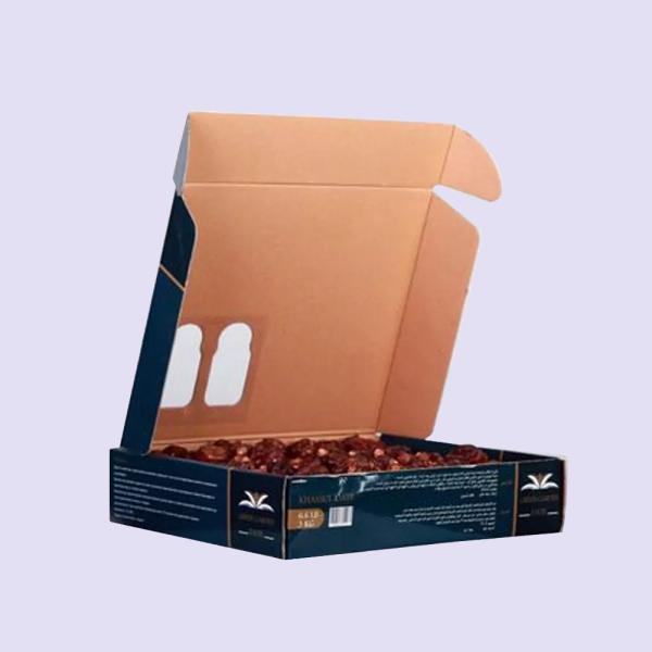 Custom Printed Ramadan Medjool Dates Packing Gift Box Packaging For Fresh Dates