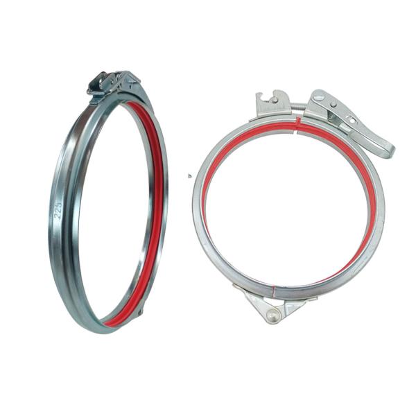 Circular 600mm Pipe Quick Release Clamp For Ventilation System