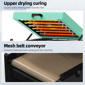 Energy Saving 24 Inch DTF Shaker Dryer Machine Automatic Powder Shaking