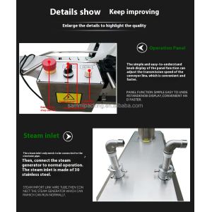 Automatic Heat Shrink Steam Tunnel Drinking Bottled Water Shrinkable Film