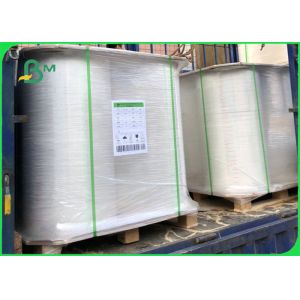 28gsm Straw Wrapping Paper For Drinkings 27MM * 5000m Biodegradable Waterproof