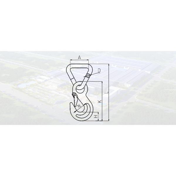 SLR062-ALLOY TRIANGLE RING HOOK