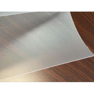 Thin White Translucent Plastic Sheet , Matte Pvc Flat Sheet 1500mm Max Width