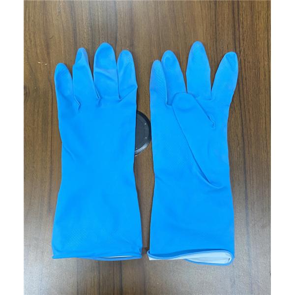 Spray Flocklined Kitchen Rubber Glove For Window Cleaning