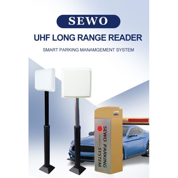 SEWO Long Range UHF RFID Parking System with Vehicle Access Control and Remote Wired RS485 Control