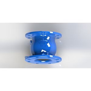 Blue Anti Water Hammer Ductile Iron Non Slam Check Valve
