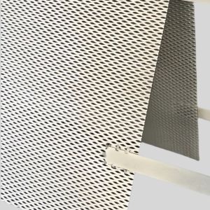 Double Sided Platinum Coated Titanium Expanded Metal Mesh Electrode