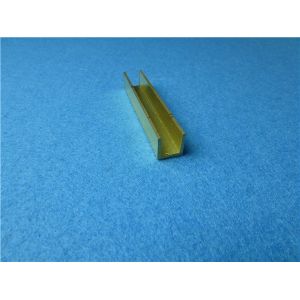 Water Resistant Brass U Profile , C3800 U Shaped Channel Metal