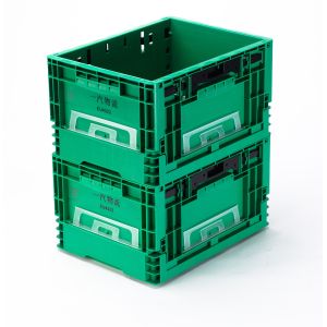 Large Container Collapsible Vegetable Storage Plastic Crate for Logistic and