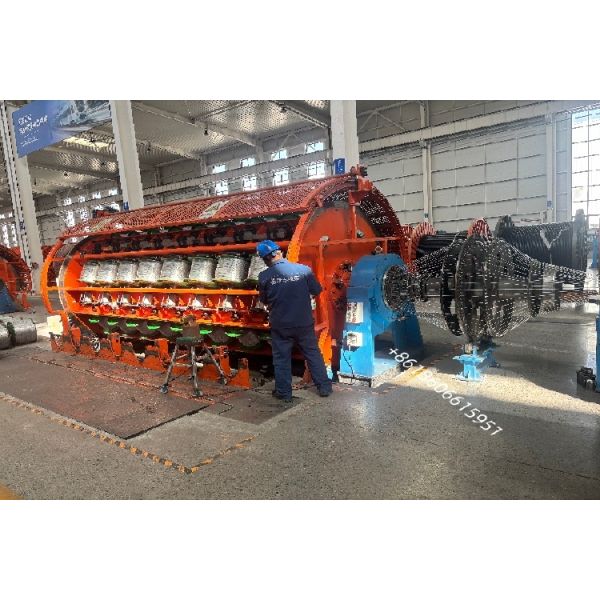 Rigid Frame Copper Wire Screening Machine KRB Steel Wire Armoring Machine