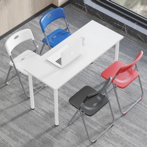 Office Building Stackable Folding Plastic Dining Chair 40*40*78cm for Banquet