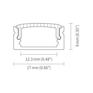 Aluminum Alloy 6063 T5 U Shape Led Profile