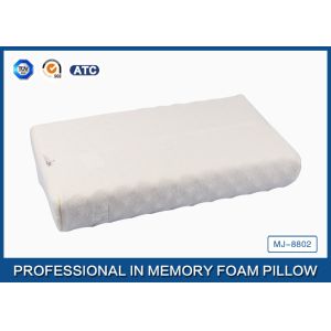 Wholesale Dumlup process massage knobby surface foam latex fillow with premium pillowcase with zipper from china suppliers