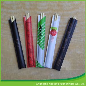 Natural Color Round Bamboo Chopsticks Japanese Disposable 6.5*200 mm