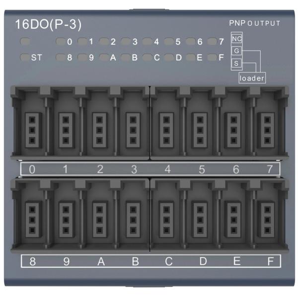 Decowell Integrated Input Output Module I/O 16DO P-3 Communication Module For