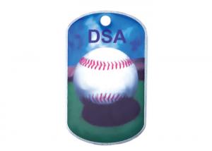 Promotional Gift DAS Offset Printing Personalised Dog ID Tags, Aluminum with Metal Ball Chain