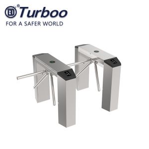 Security Tripod Turnstile Gate With Alarm Function IC Card Control