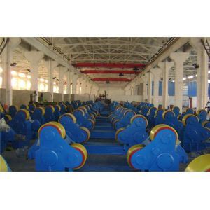 5T - 60T Pipe Welding Rotator Self Aligning With Rubber Rollers