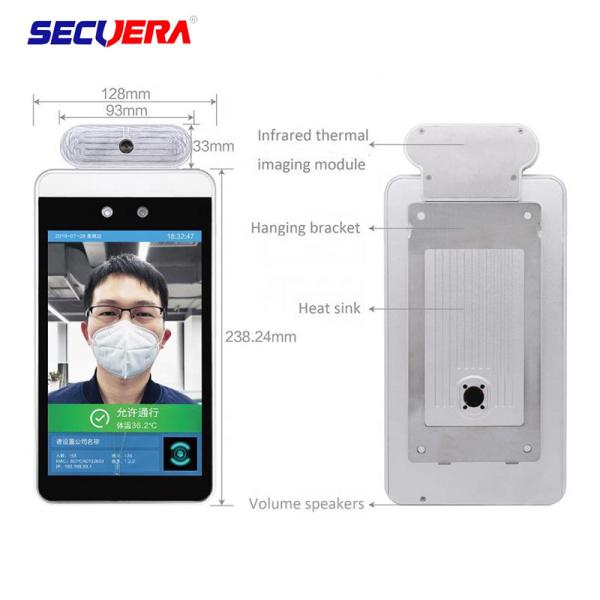 Audio Alert Walk Through Temperature Scanner Face Recognition With Led Lacation