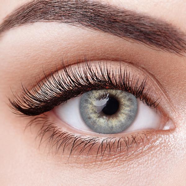 Custom 1 Day Coloured Grey Purpel Amber Tinted Contact Lenses For Light Eyes