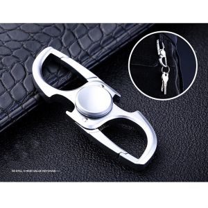 EDC Keychain Finger Toy Unisex Alloy Fingertip Gyroscope for Children's