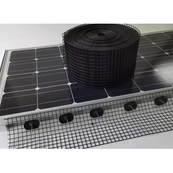 Black Poly 304 Stainless Steel Welded Wire Mesh For Wall Cladding / Ceiling Panels