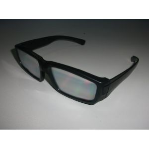 Newspaper inserts colorcode 3d fireworks glasses giveaways for local fund