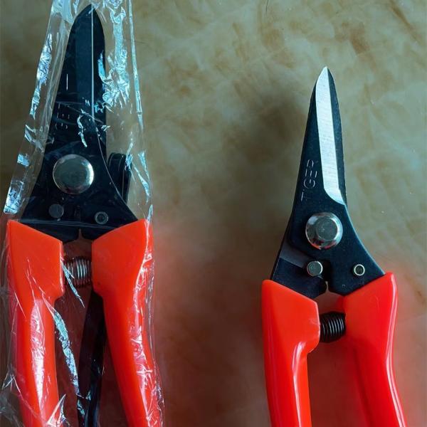 7'' High Quality Hardware Tools Garden Pruning Scissors Pruner Branches, Black