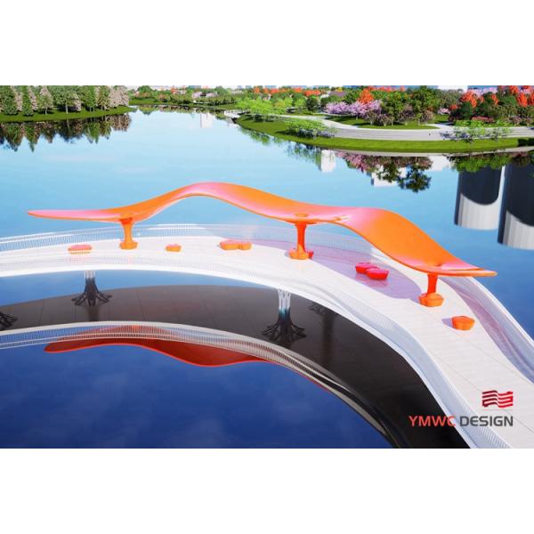 Customizable Outdoor Metal Pavilion for City Park Public Art Sculpture Shade Look